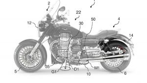 Piaggio dient octrooi in voor courtesy lights op motorfietsen