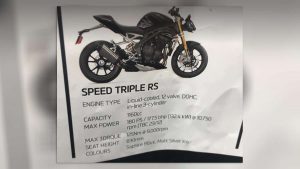 2021 Triumph Speed Triple 1200 RS