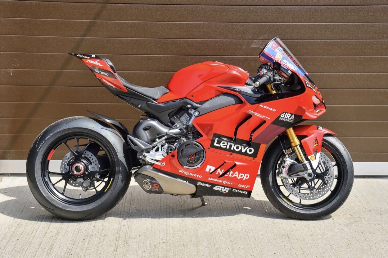 2023 Ducati Panigale V4S Bagnaia MotoGP Replica